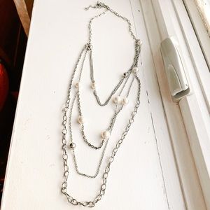 • premier designs pearl layered necklace •